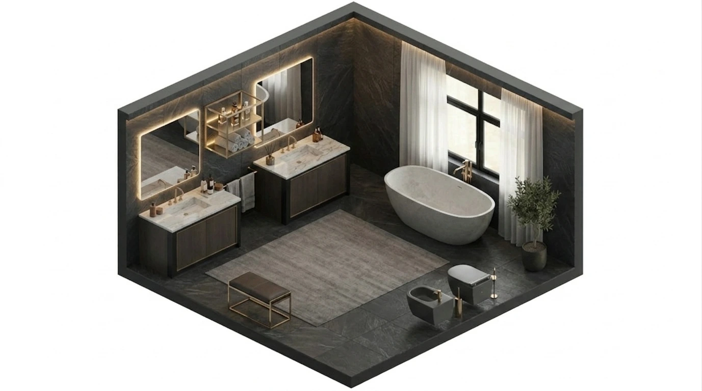 Bagno – pianifica il bagno ideale con il software di design online