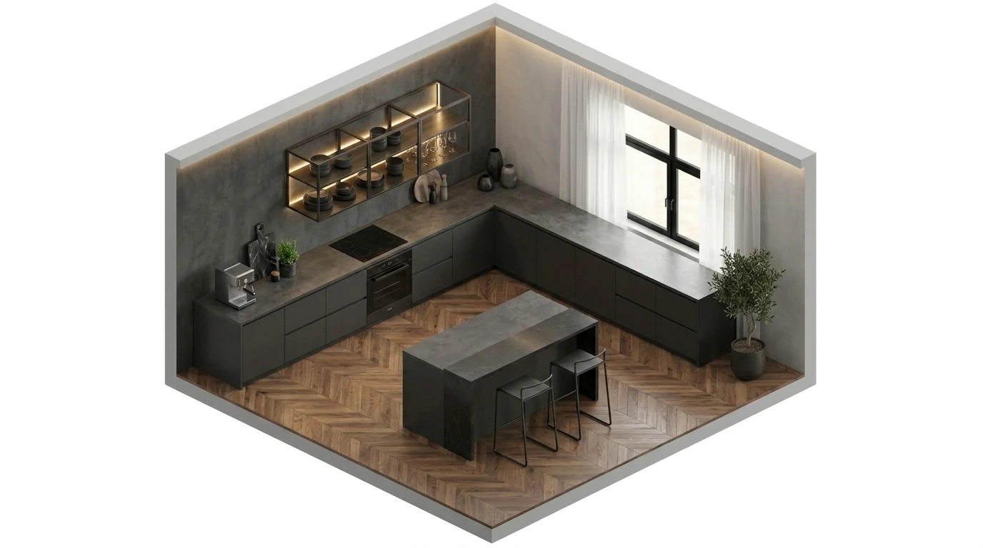 Cucina – pianifica la cucina ideale con il software 3D online