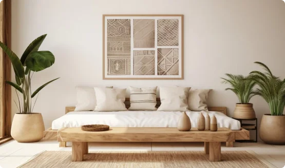 Añade texturas y decoración al plano